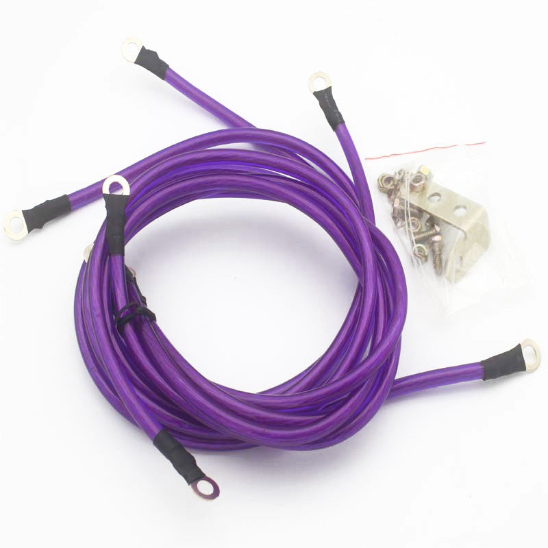 General Motors 5-Point Performance Vehicle Grounding Cable System Kit - n