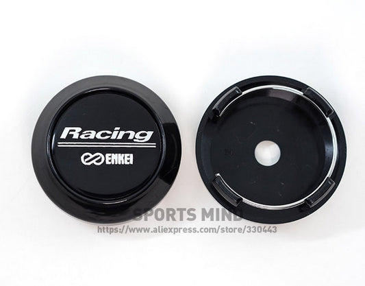4x60mm Wheel Center Cap Hubcap Rim Cap Emblem Decal Volk Racing Chrome - v