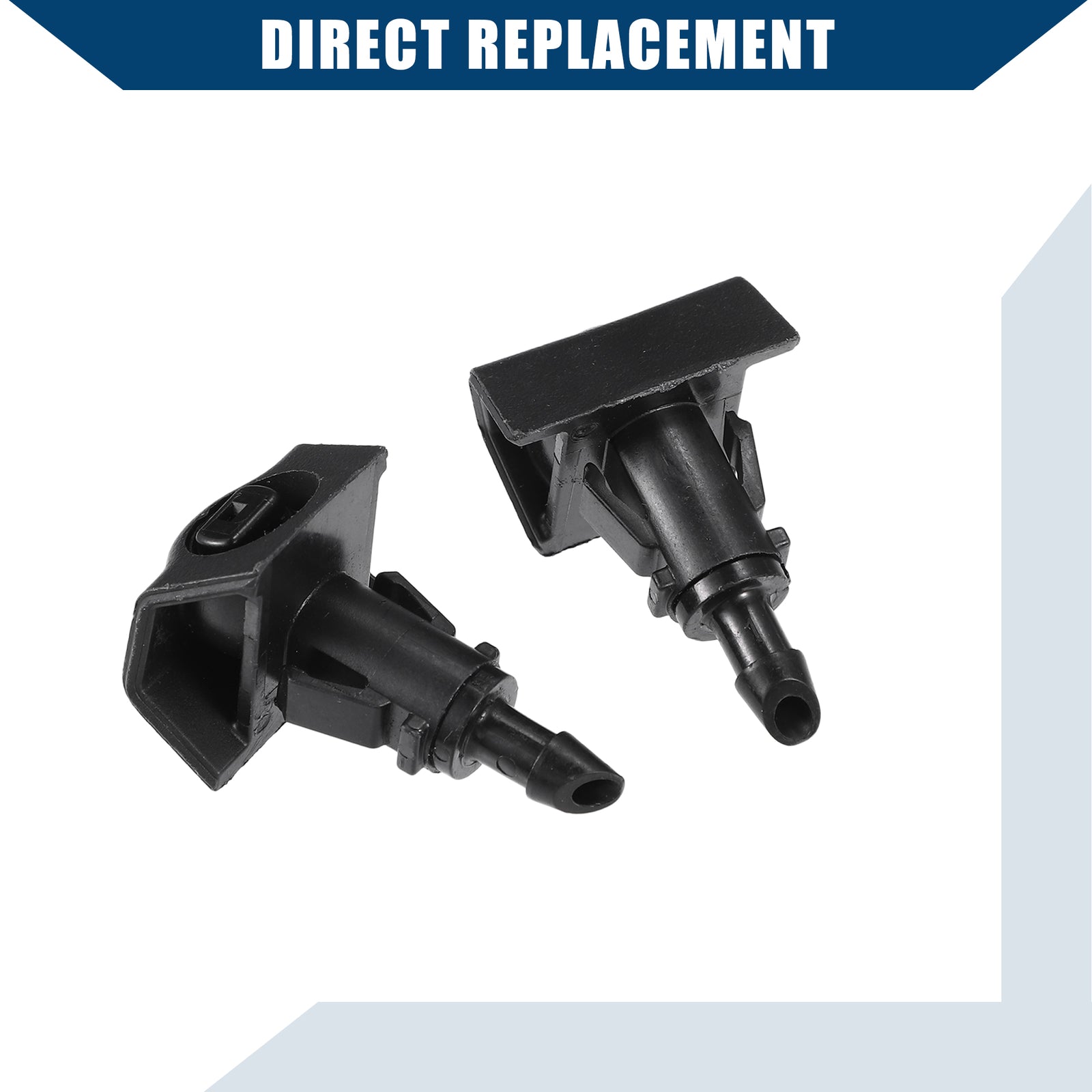 2PCS 28931ZW80A for Nissan Versa 1.6 L 1.8L 2009-12 Windshield Washer Nozzles