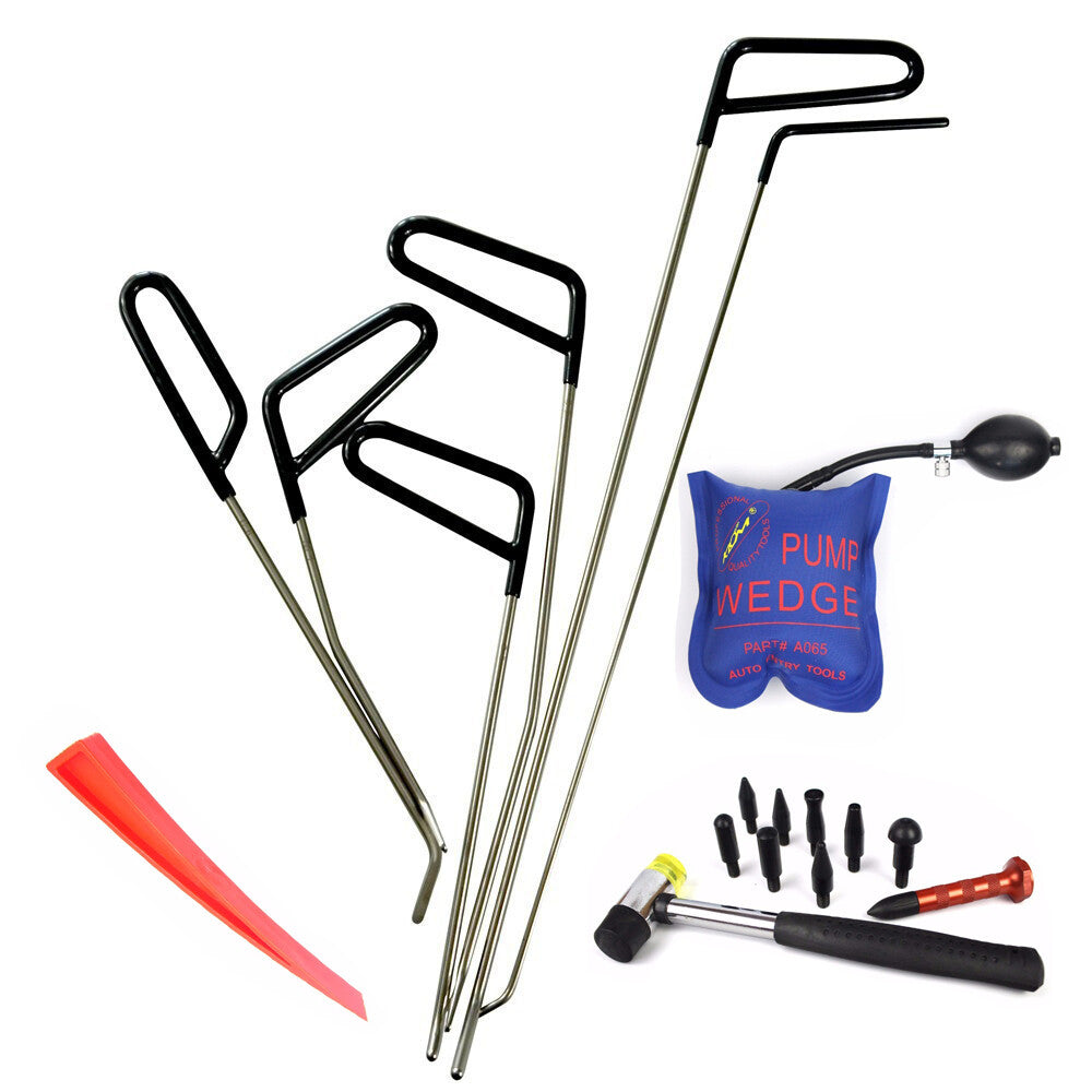 Car Body Paintless Dent Removal Tool Set Combo Tool Box Dent Removal Tool Kit v