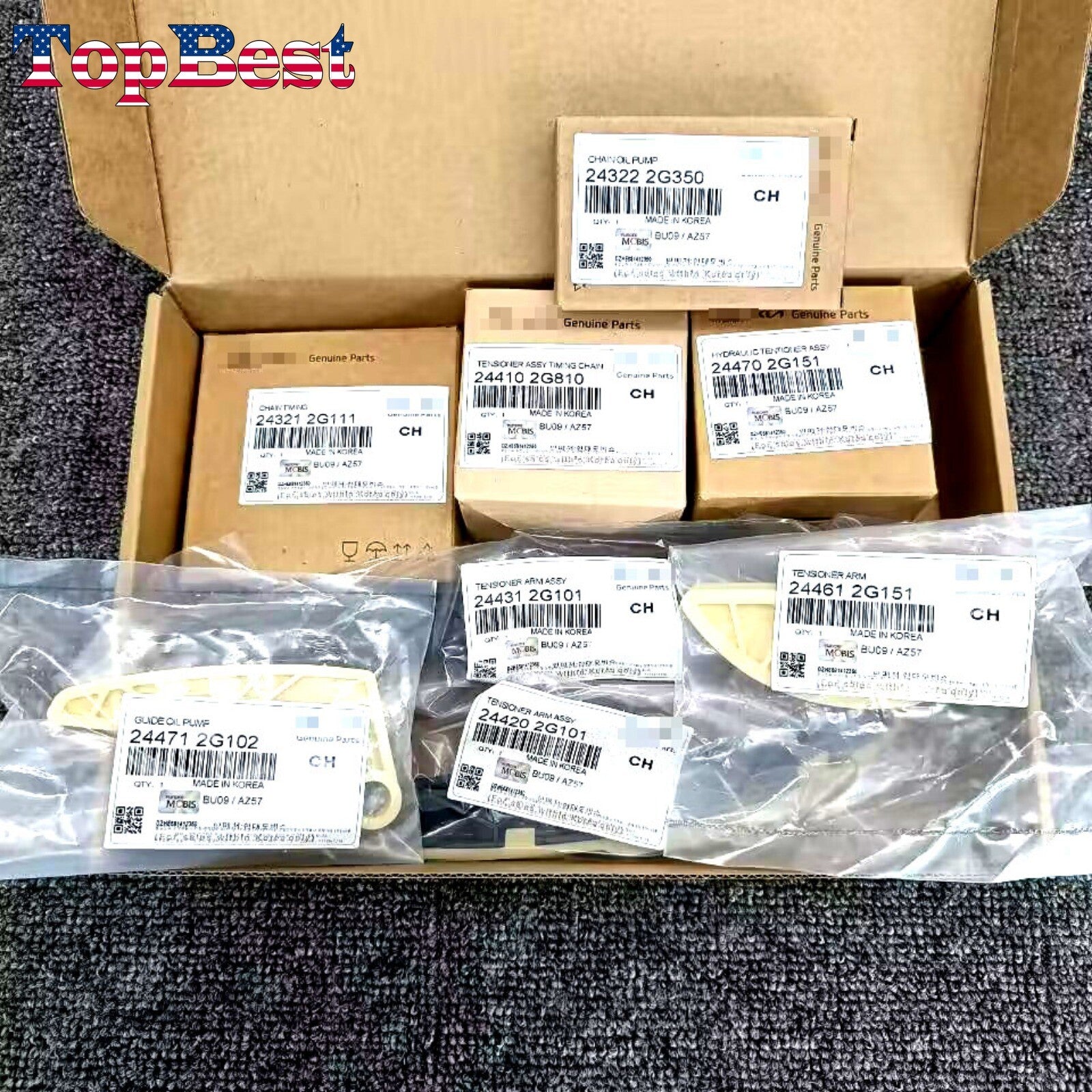 Equipment Manufacturer ( ) New Fully Timing Chain Kit for 2010-2014 for Hyundai Sonata and for Kia Optima 2.4L
