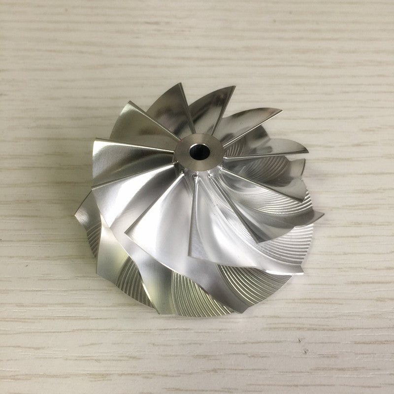 K04 50.39/60.00 mm 11+0 Blade Turbine Milling/Blank Compressor Wheel