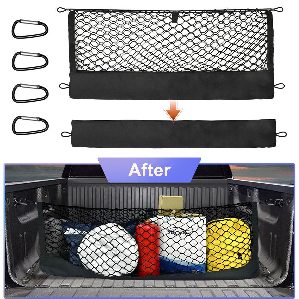 Envelope-style vertical rear cargo netting suitable for Maverick 2022 - 2025 n