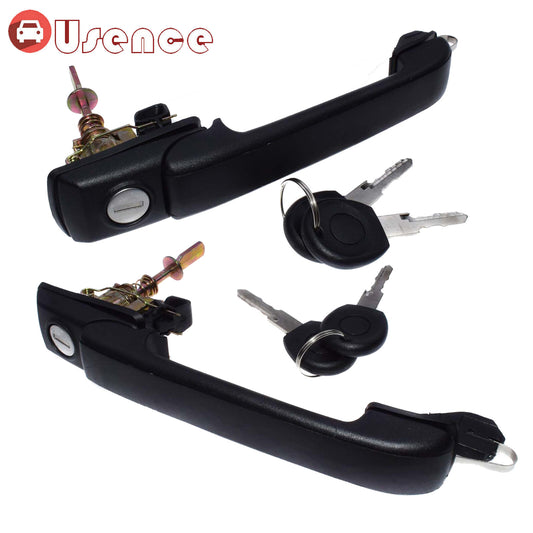 2X Front Left/Right Door Handles W/Keys for VW for Golf 3 MK3 Cabrio GLX 1H0837207