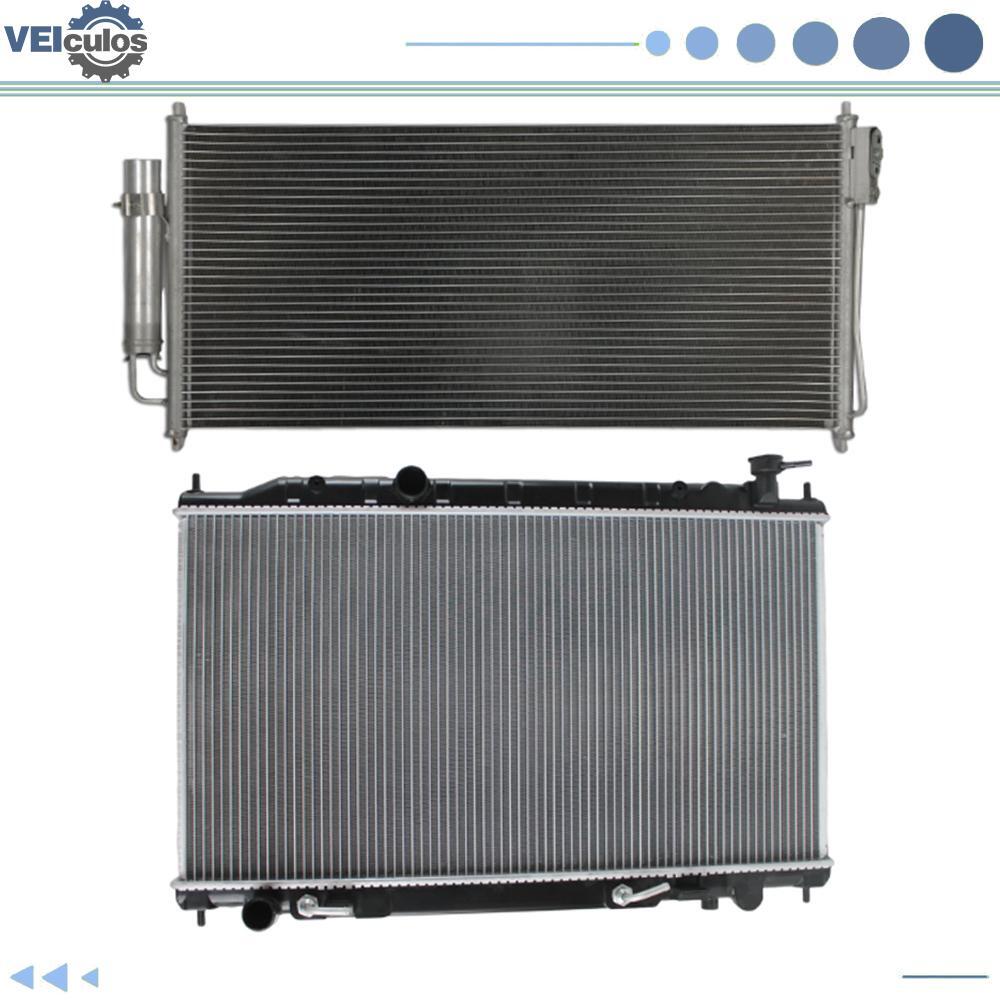 Radiator  AC Condenser Cooling Kit for Nissan Altima 2002-2006 2.5L Automatic