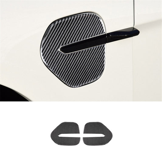Carbon Fiber Charging port panel Cover Trim for Porsche Taycan 2019-2022 TypeB