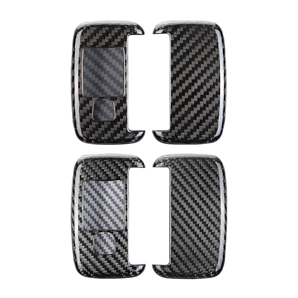 for Land Rover for Range Rover Discovery Black Carbon Fiber Remote Key Shell Cover Q