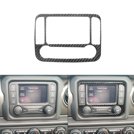 Carbon Fiber 5 inch LCD Screen Frame for Jeep for Wrangler Jl 2018+ Gladiator 2020+