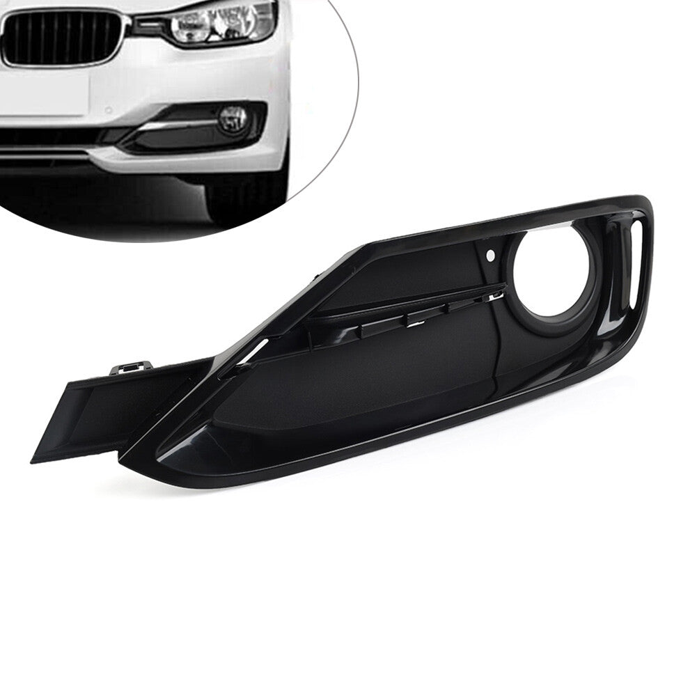 Front Bumper Fog Light Lamp Grille Without Silver Trim for BMW F30 F31 F35 F80