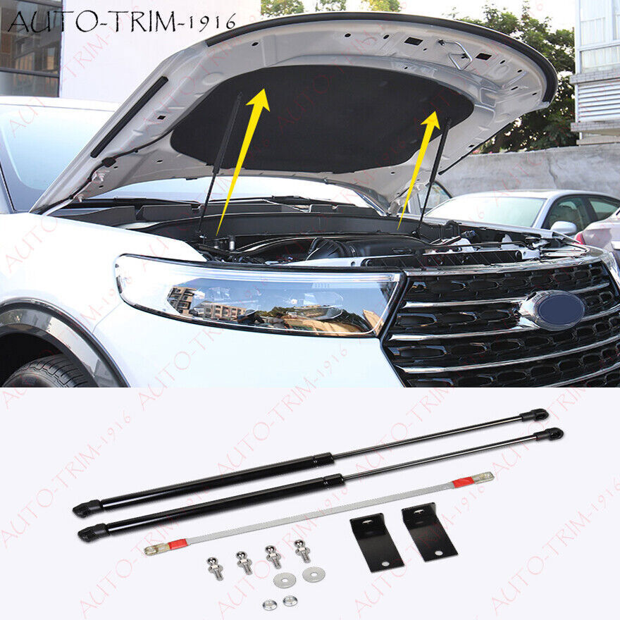 Steel Front Engine Hood Lift Support Shock Struts For 2021-2023 Explorer n