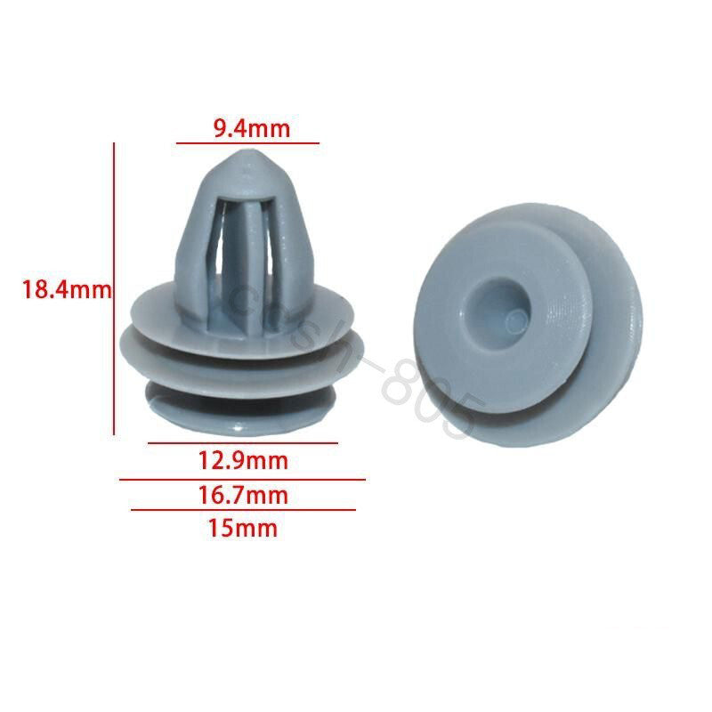 10Pc Car Interior Door Trim Panel Windshield Pillar Trim Retainer Clip for Honda Q