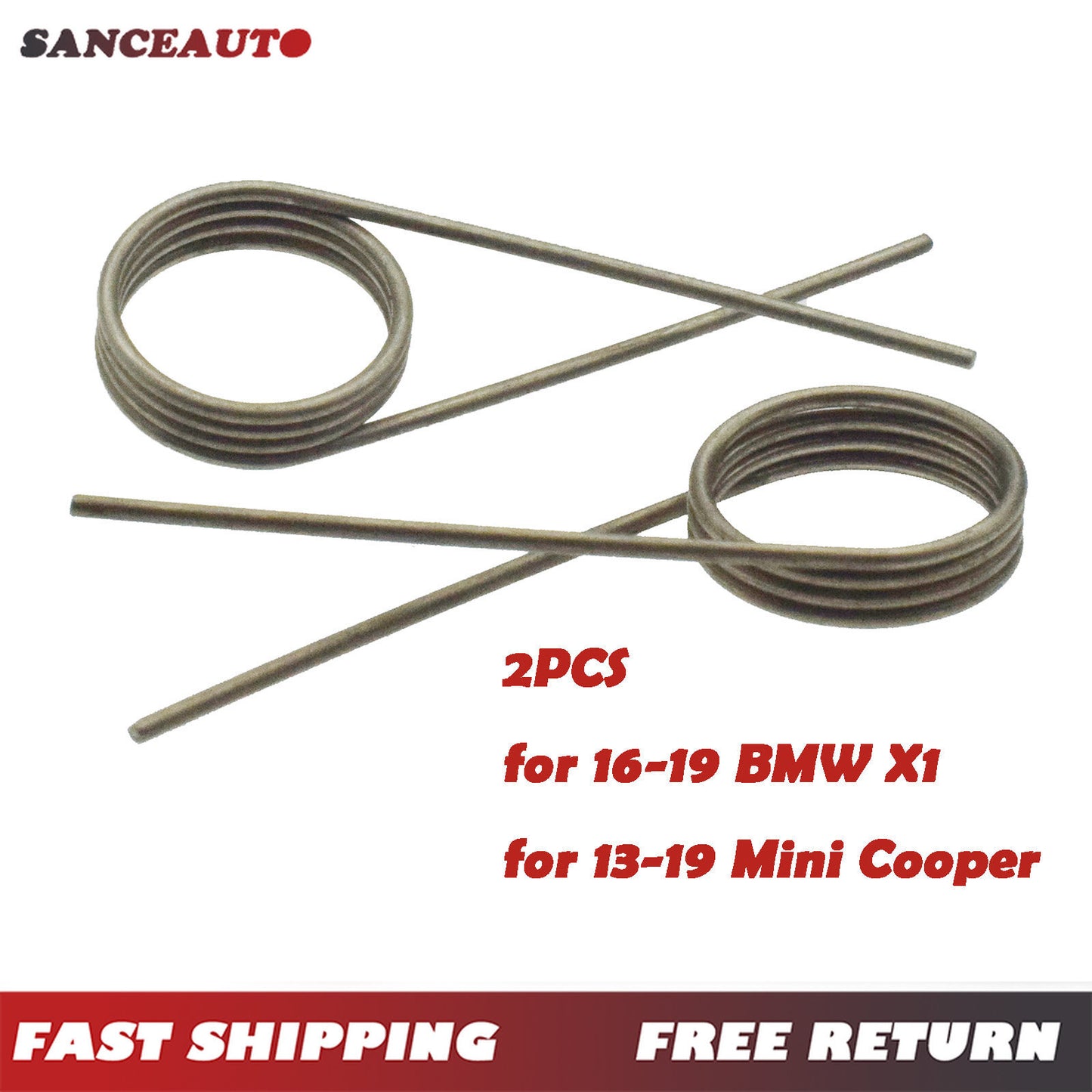 2-pack torsion springs for Gearshift Steptronic, suitable for X1 and for Mini Cooper . (Item number: 25168635850) n