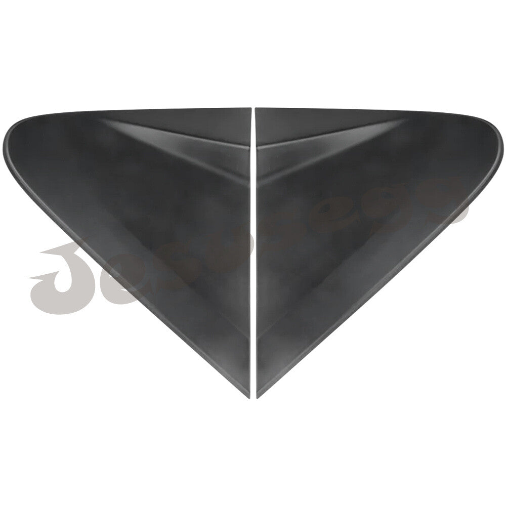 2pcs Front Door Garnish Window Glass Plate Cover Trim For 09 -14 for Honda CITY