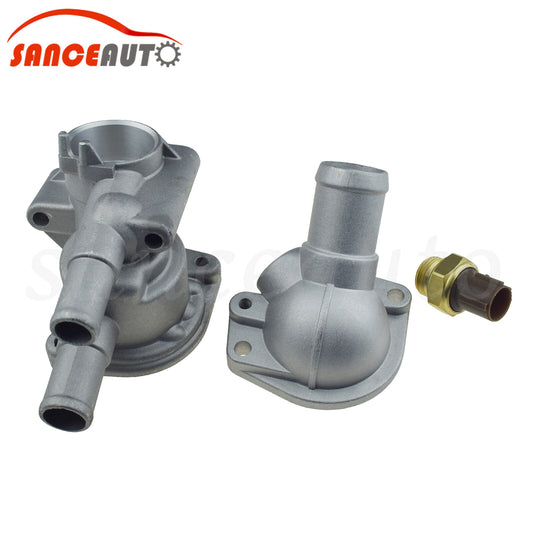 Thermostat housing cover and sensor (3 pieces) for Honda for Civic HR-V Integra 19311P2A000- n