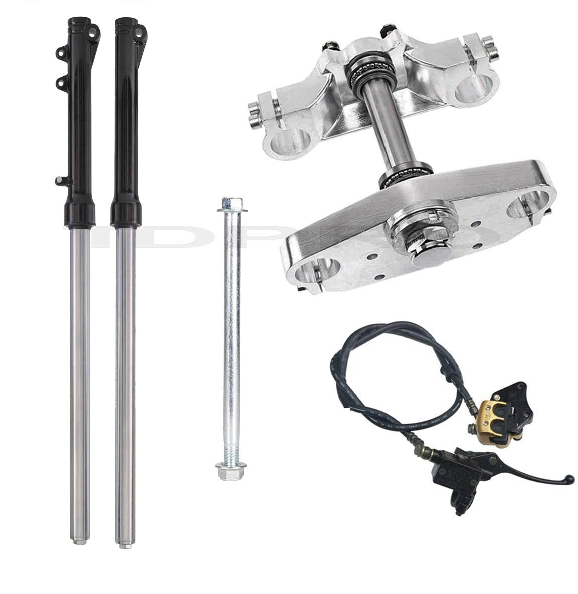 Front fork suspension triple clamp brake suitable for Dirt Pit bicycles SSR 110, 125cc, 150cc CRF70