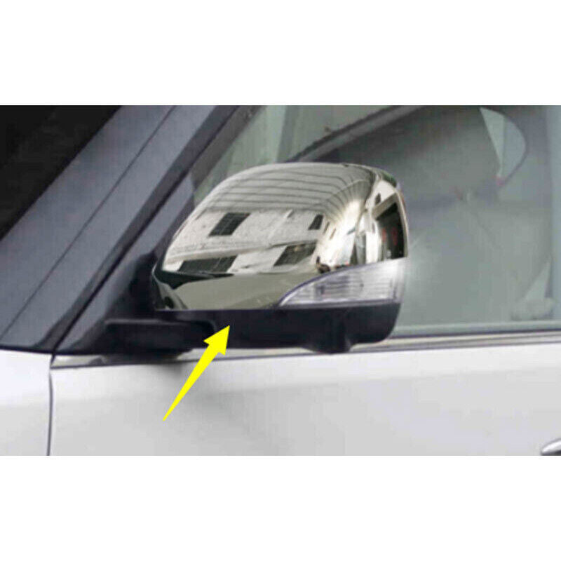 for Nissan Armada 2017-2023 Chrome Exterior Side Door Mirror Covers Style New 2p