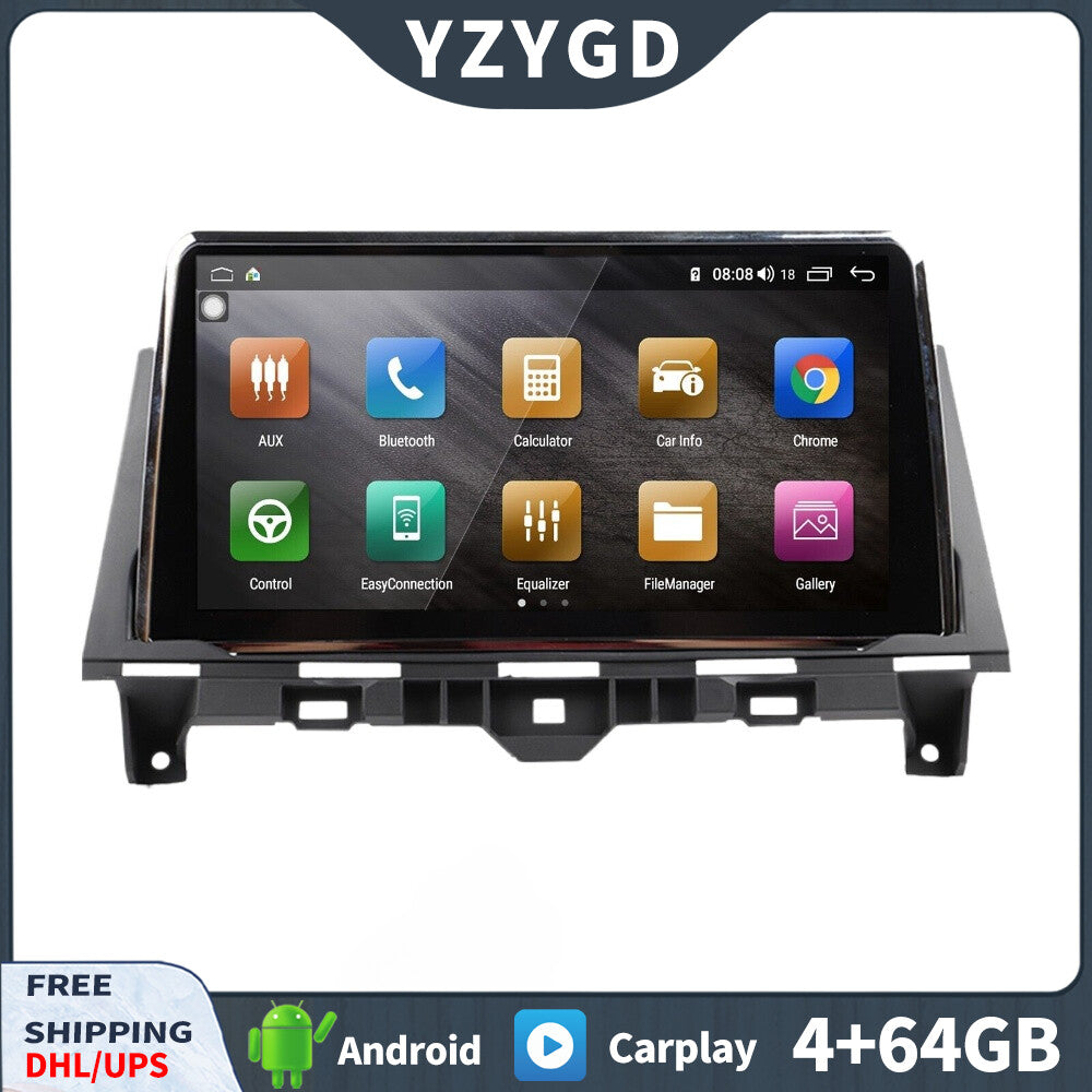 for Honda for Accord 8th 2008-2012 Android Auto CarPlay Car Stereo Radio GPS Screen