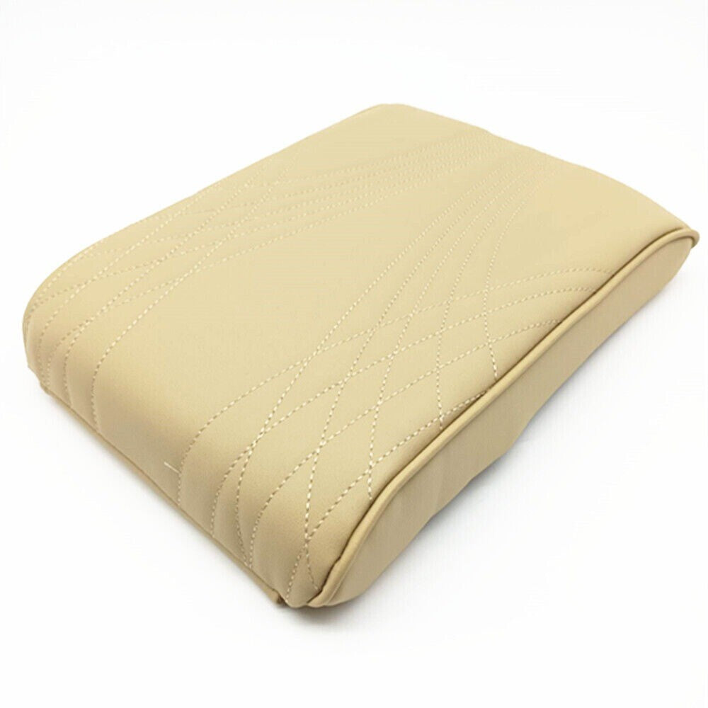 1x PU Leather Car Center Console Arm Rest Box Mat Armrest Cushion Protection n
