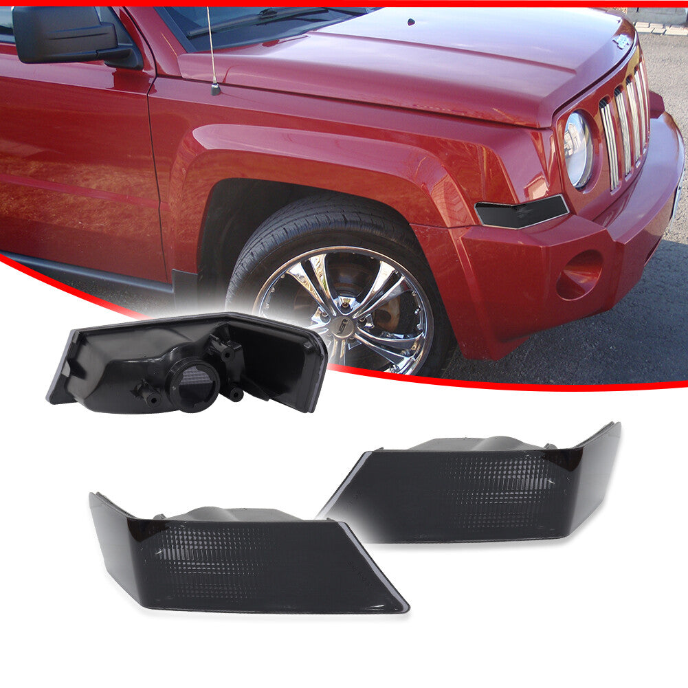 Suitable for 07-17 for Jeep PATRIOT Parking Light Turn Signal Direction Light Front Pair Set- v