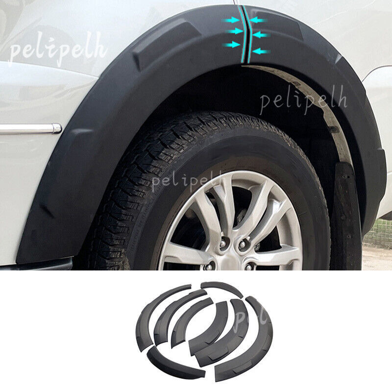 for Mitsubishi for Pajero Montero 2006-2019 Black Wheel Eyebrow Arches Fender Flares