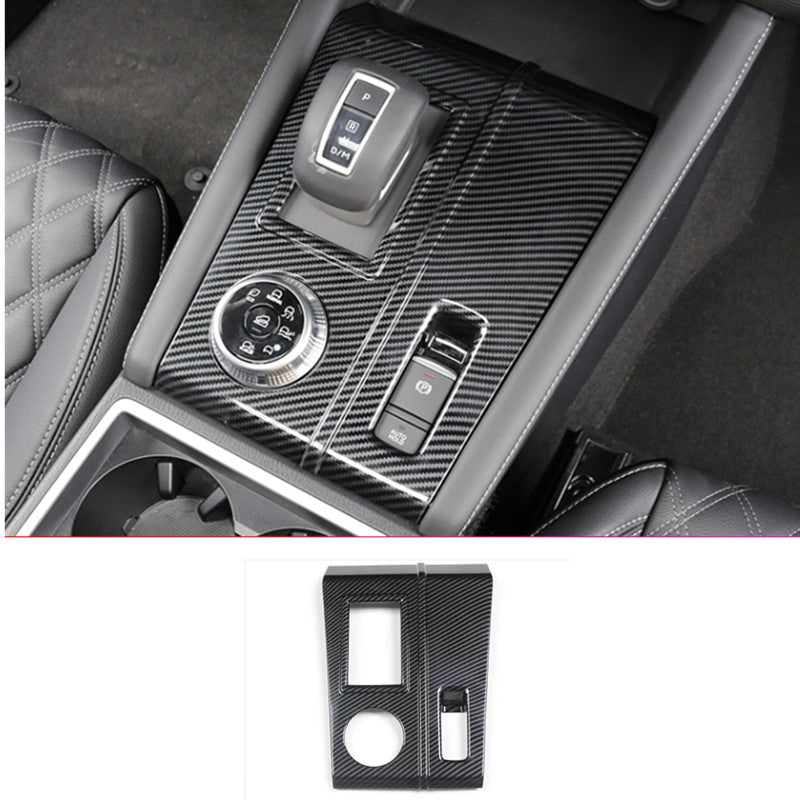 For Rogue 2021-2024 Wood Grain Style Center Console Air Outlet Cover Trim v