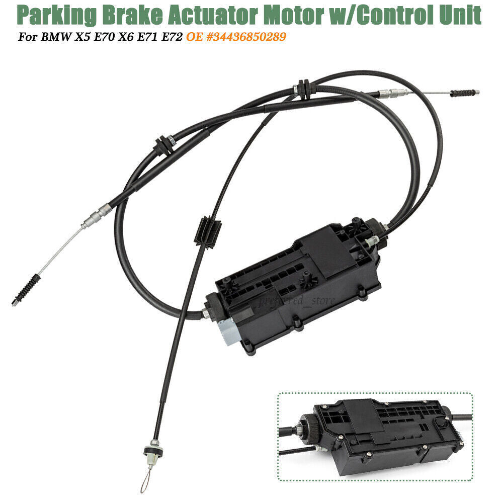 Parking brake actuator with control unit suitable for X5 X6 E70 E71 E72 34436850289- v