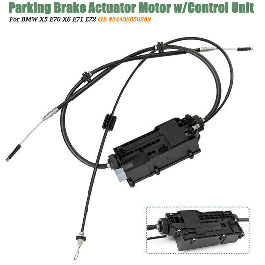 Parking brake actuator with control unit suitable for X5 X6 E70 E71 E72 34436850289- v