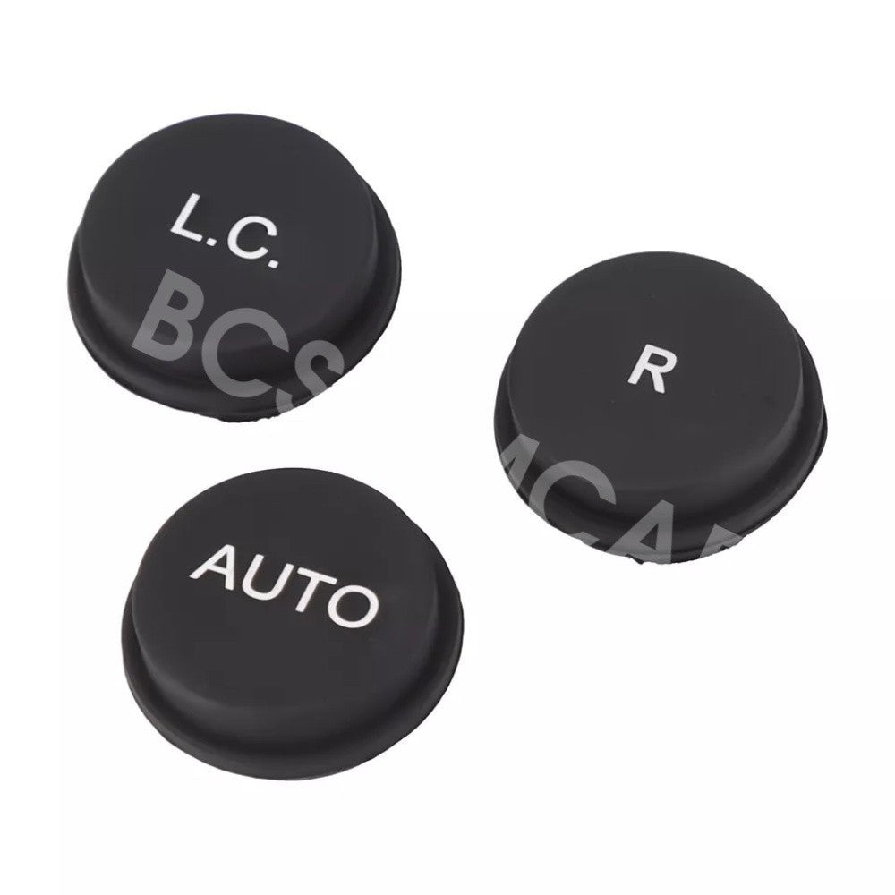 3Pcs Car Console Shift Gear Panel Button Cover Fit for Ferrari 430 612 599 Parts