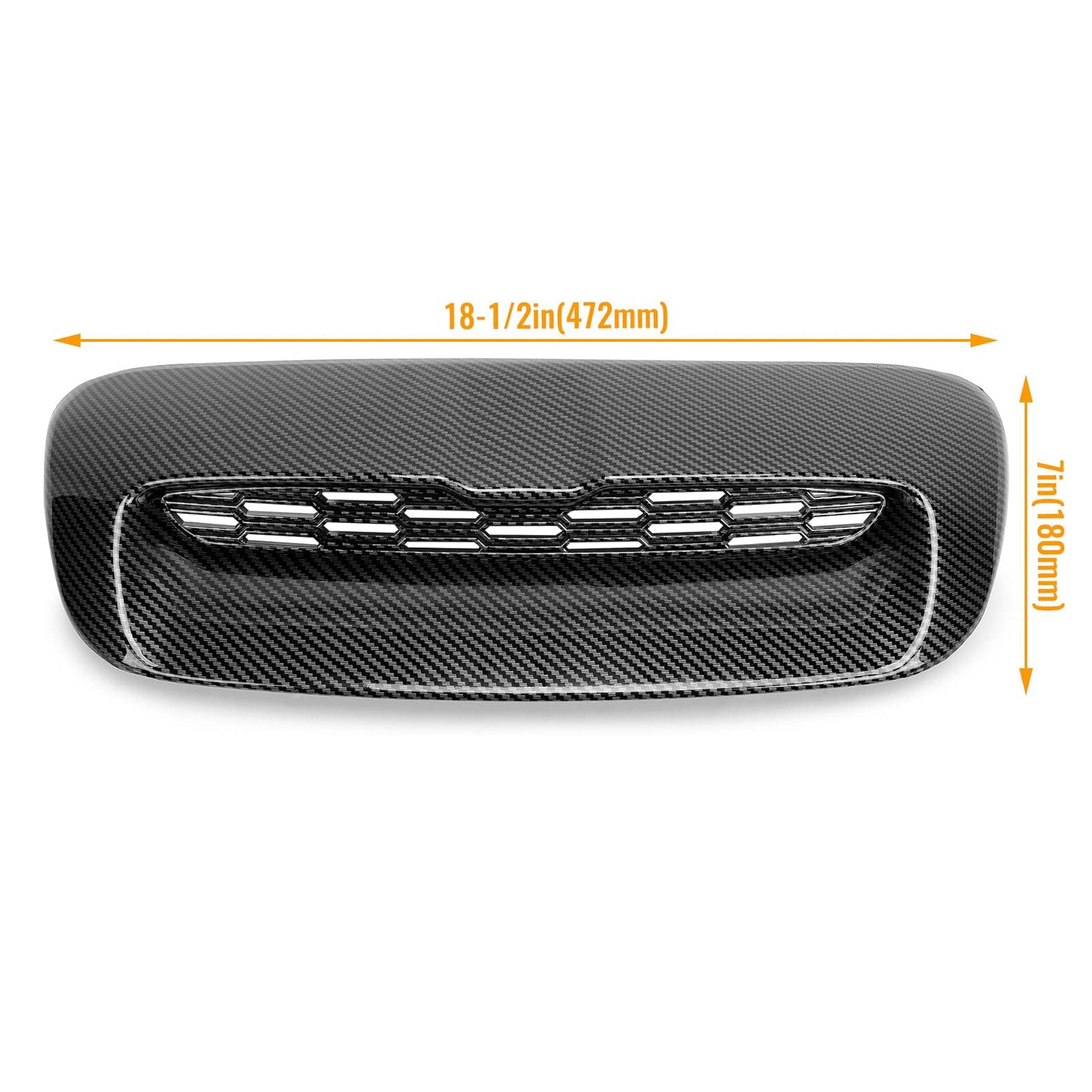 Carbon fiber exterior air intake hood vent spoon suitable for 07-14 for Mini Cooper S R55 R56/7/8
