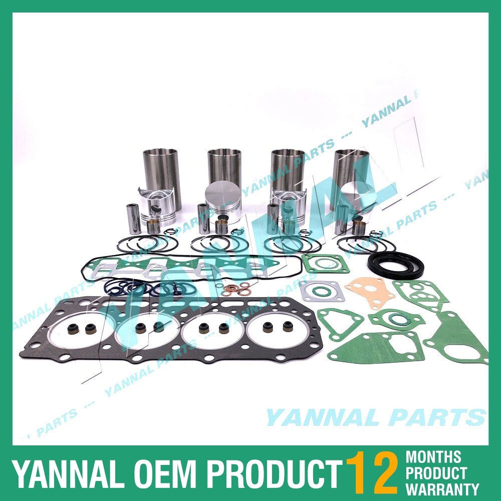 4D84-1 Overhaul and Reconstruction Kit with Complete Gaskets for Yanmar Diesel Engines