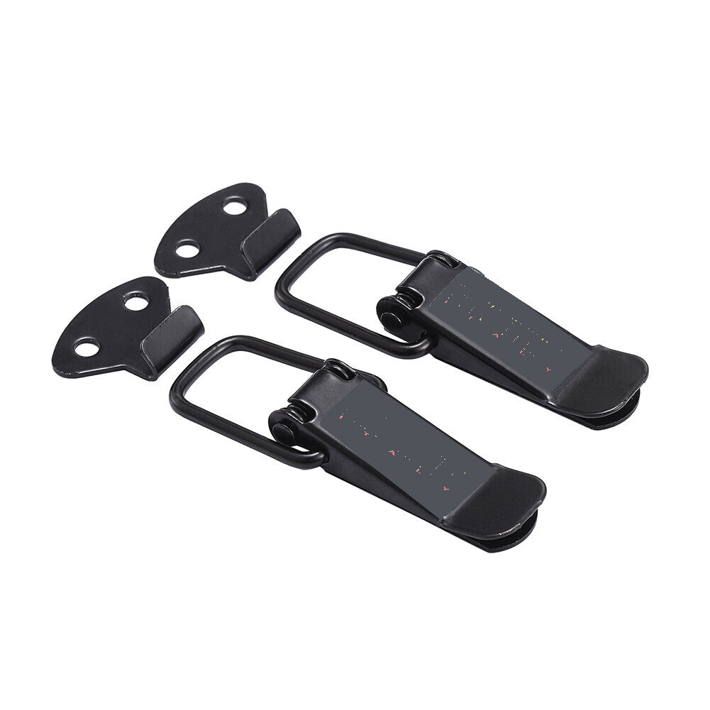 2Pcs Car Metal Quick Release Buckle Fasteners Trunk Front Rear Fender Bumper