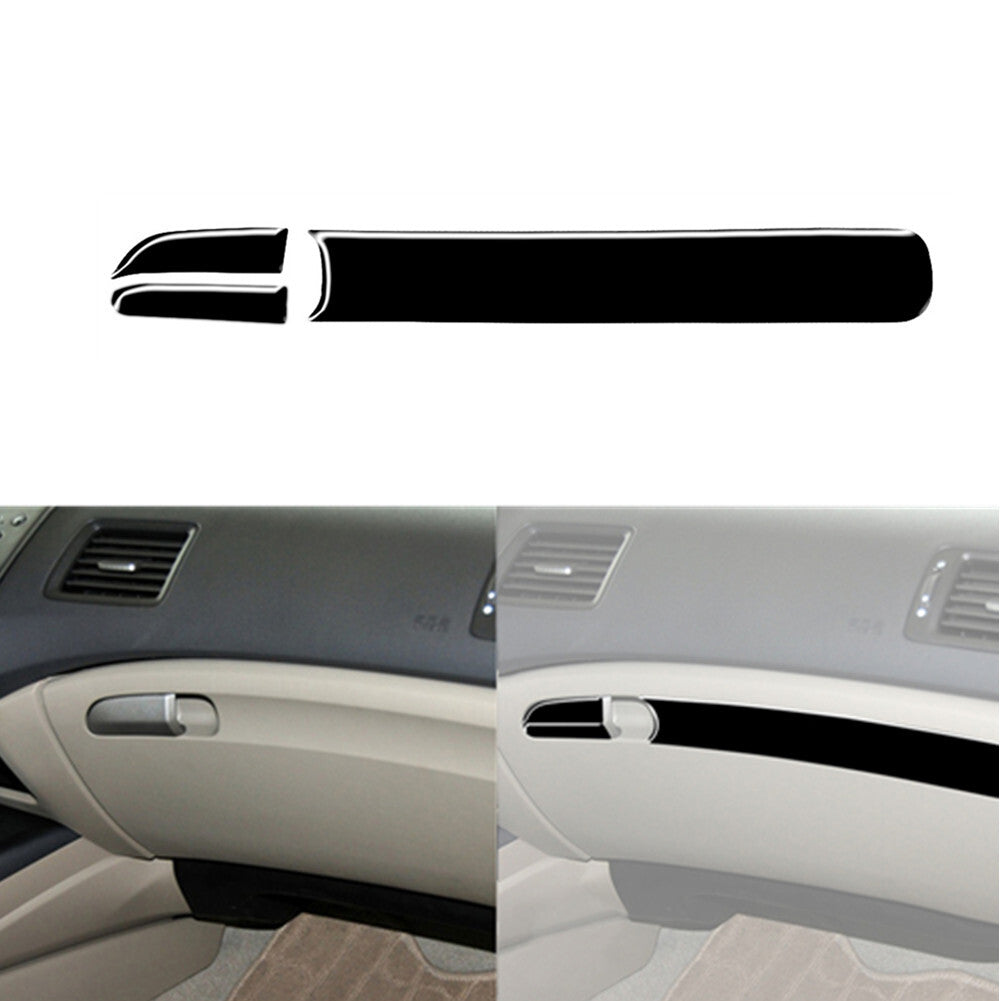 2Pcs Carbon Fiber Rear Window Lift Panel Trim Cover Type B For F150 2004-08 v