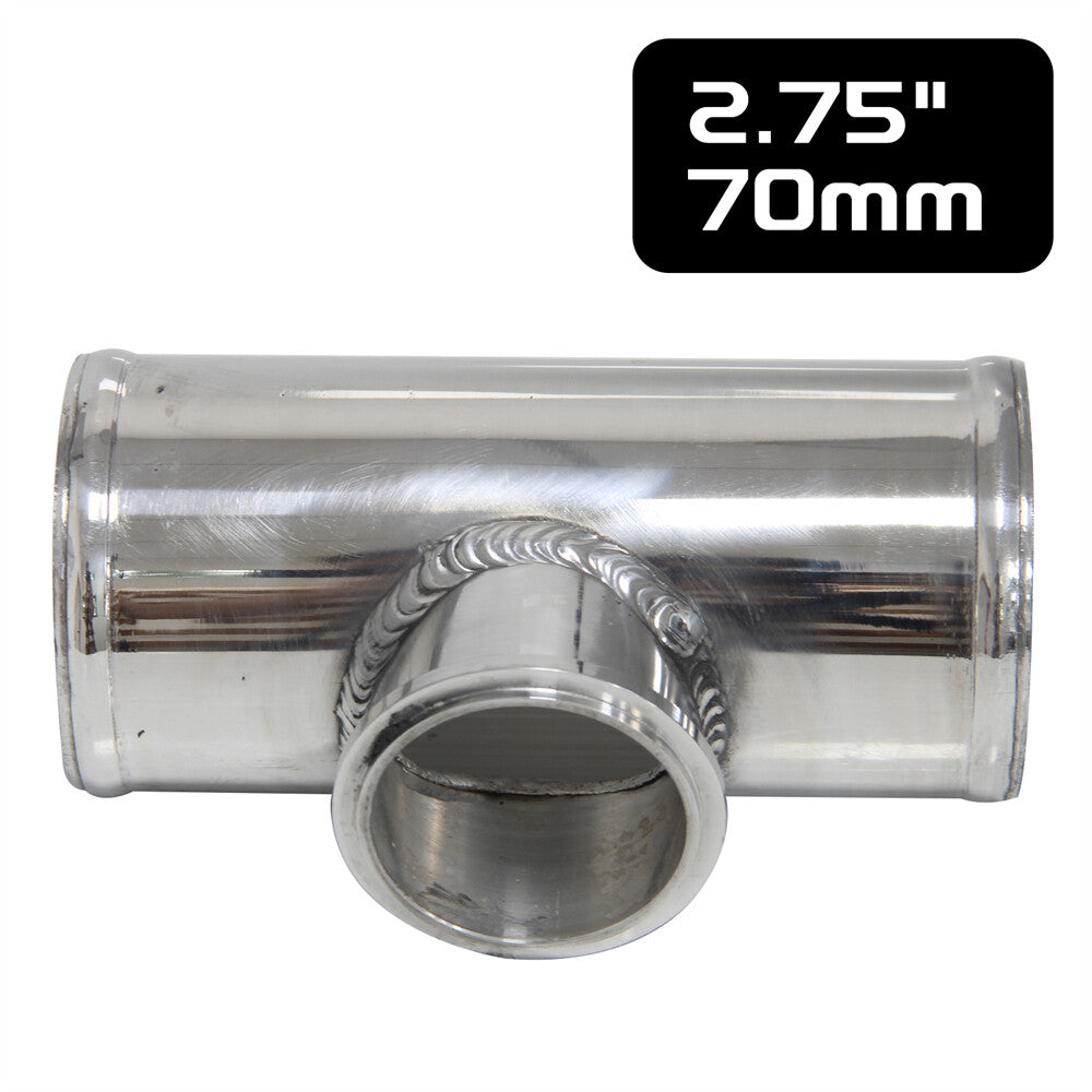 Universal 50mm V-band BOV Flange 2.75 Tube Pipe Blow off Valve Turbo Silver