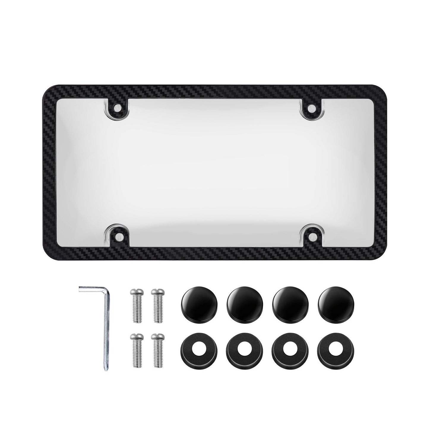 1 non-removable license plate frame Q