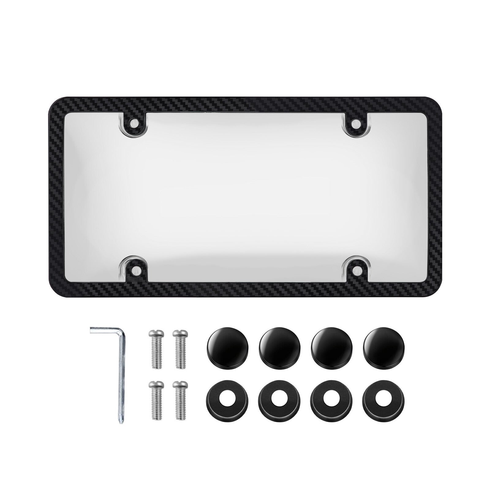 1 non-removable license plate frame Q