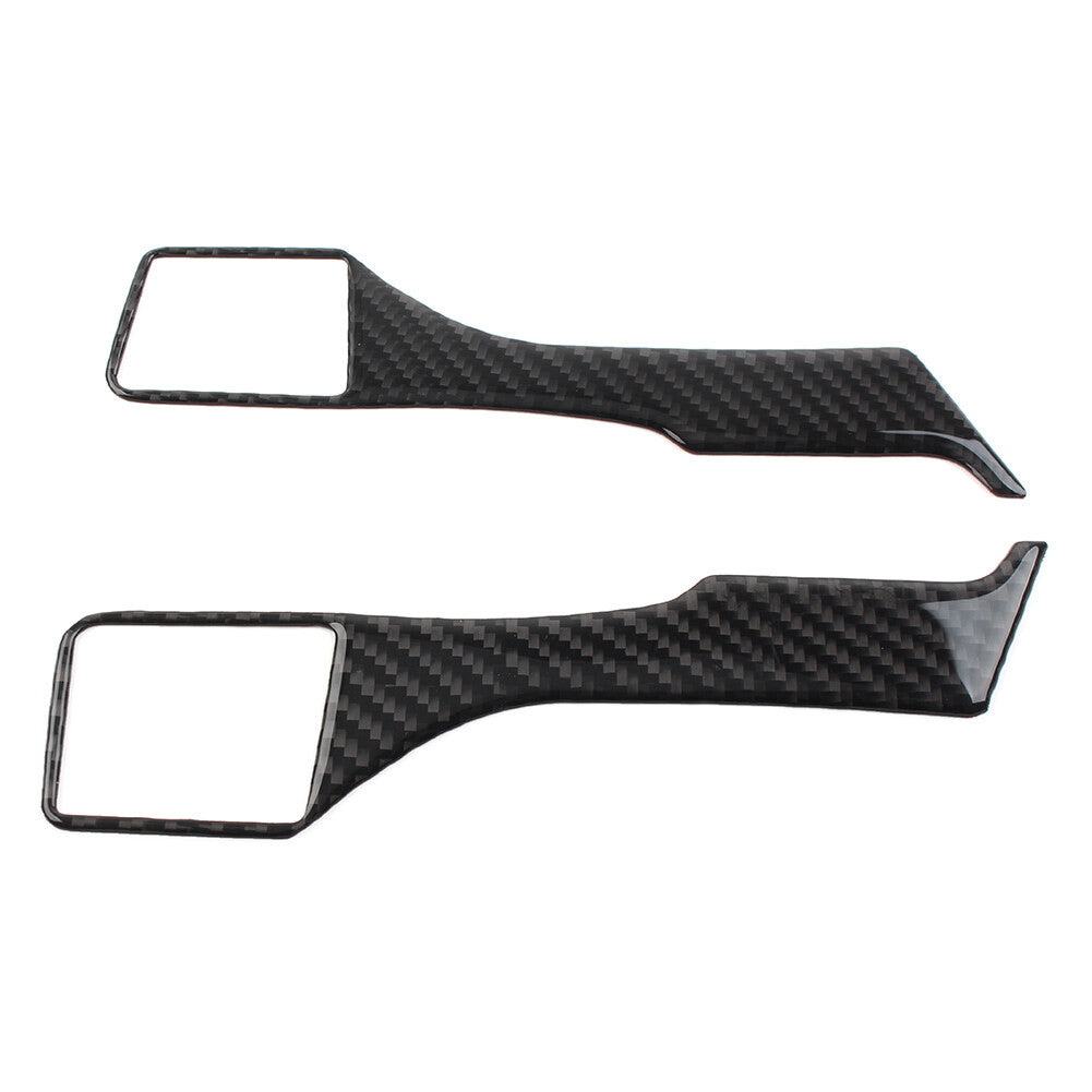 2 Pcs Steering Wheel Panel Cover Trim for Toyota for Land Cruiser Prado 2010-2018