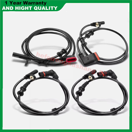 4 * Front and rear ABS wheel speed sensors suitable for Mercedes-Benz R172 SLC200 SLK300 SLK250 SLK350