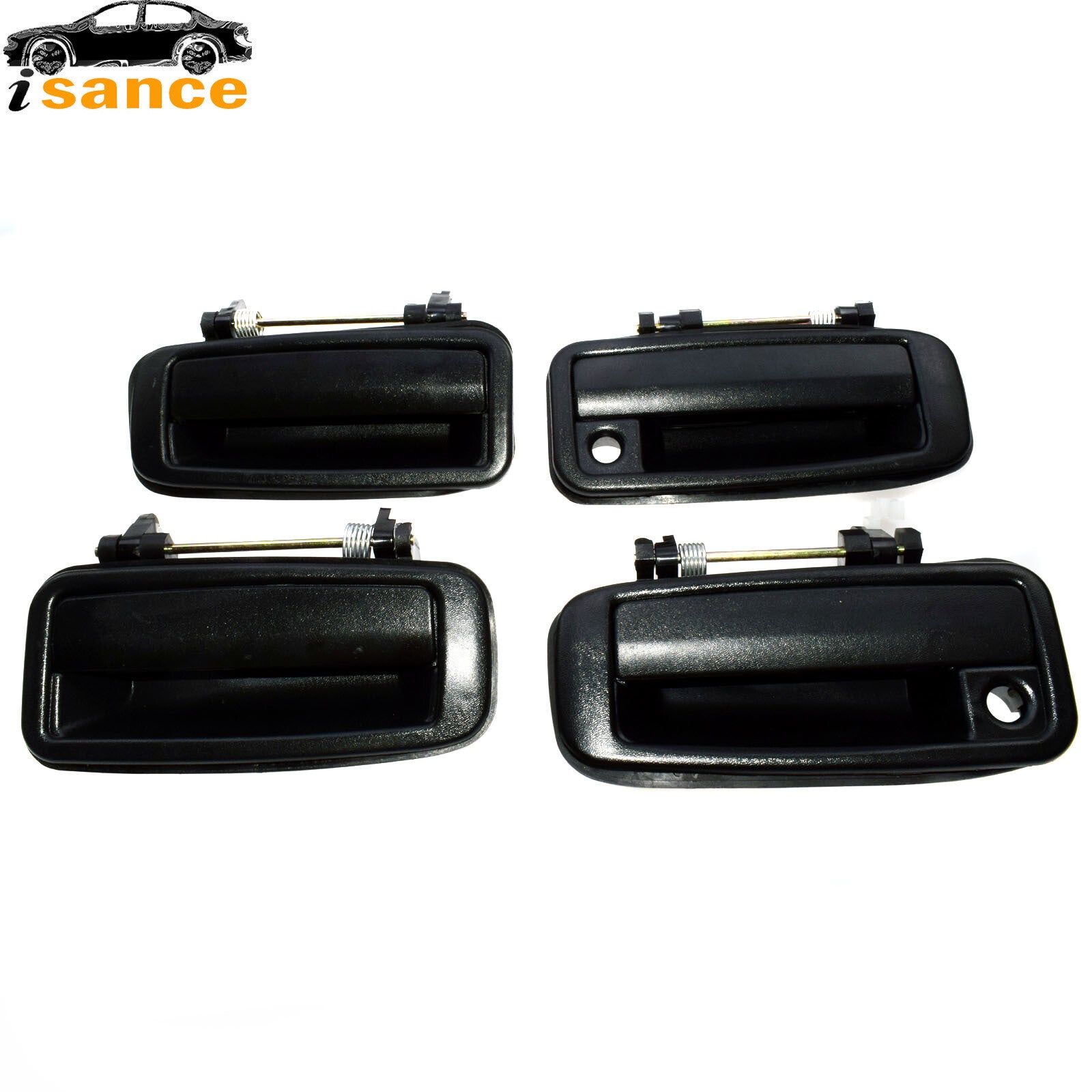 4-Pack Door Handles for for Corolla 88-92 Exterior Front, Rear, Left, and Right - v