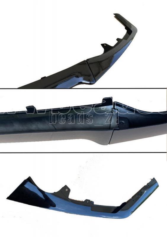 Front Bumper Lip Chin Spoiler for Mustang GT500 Style 2015-17 Glossy Black n