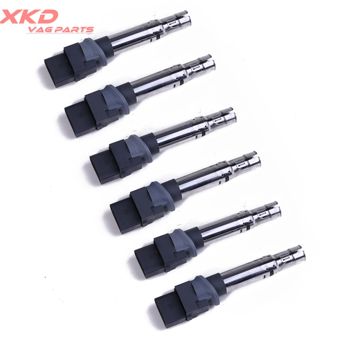6Pcs Ignition Coils Set for AUDI A3 TT for VW for Golf R32 Touareg Eos T5 3.2L
