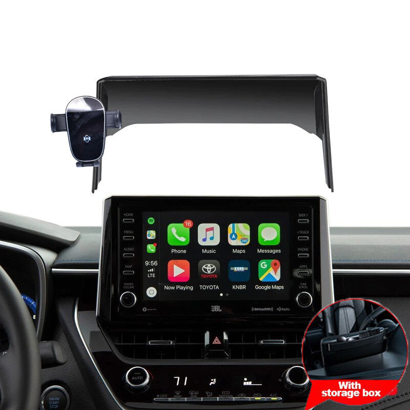360-degree car phone holder for 2019-2024 for Corolla E210 with 8-inch screen. n