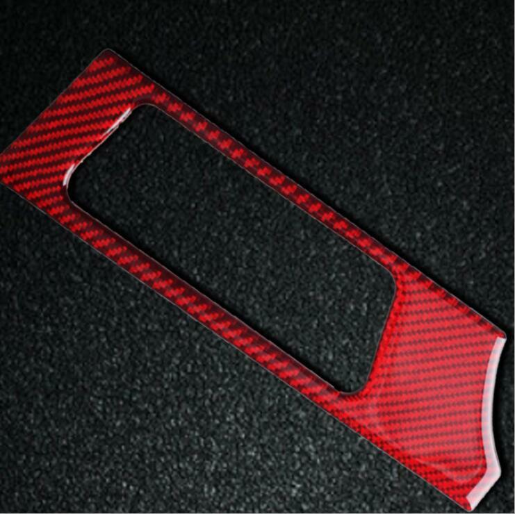 Carbon Fiber Red Air Vent Outlet Cover Trim for BMW 3 Series E90 E92 2005-2012