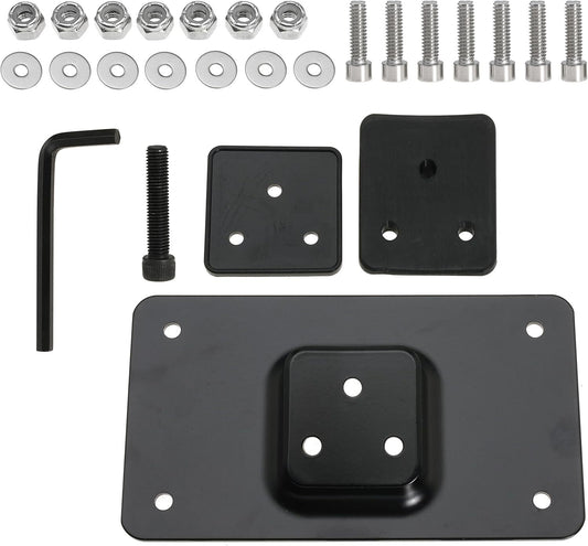 3-Holes Laydown License Plate Mounting Bracket for Harley Sportster Dyna Softail Q