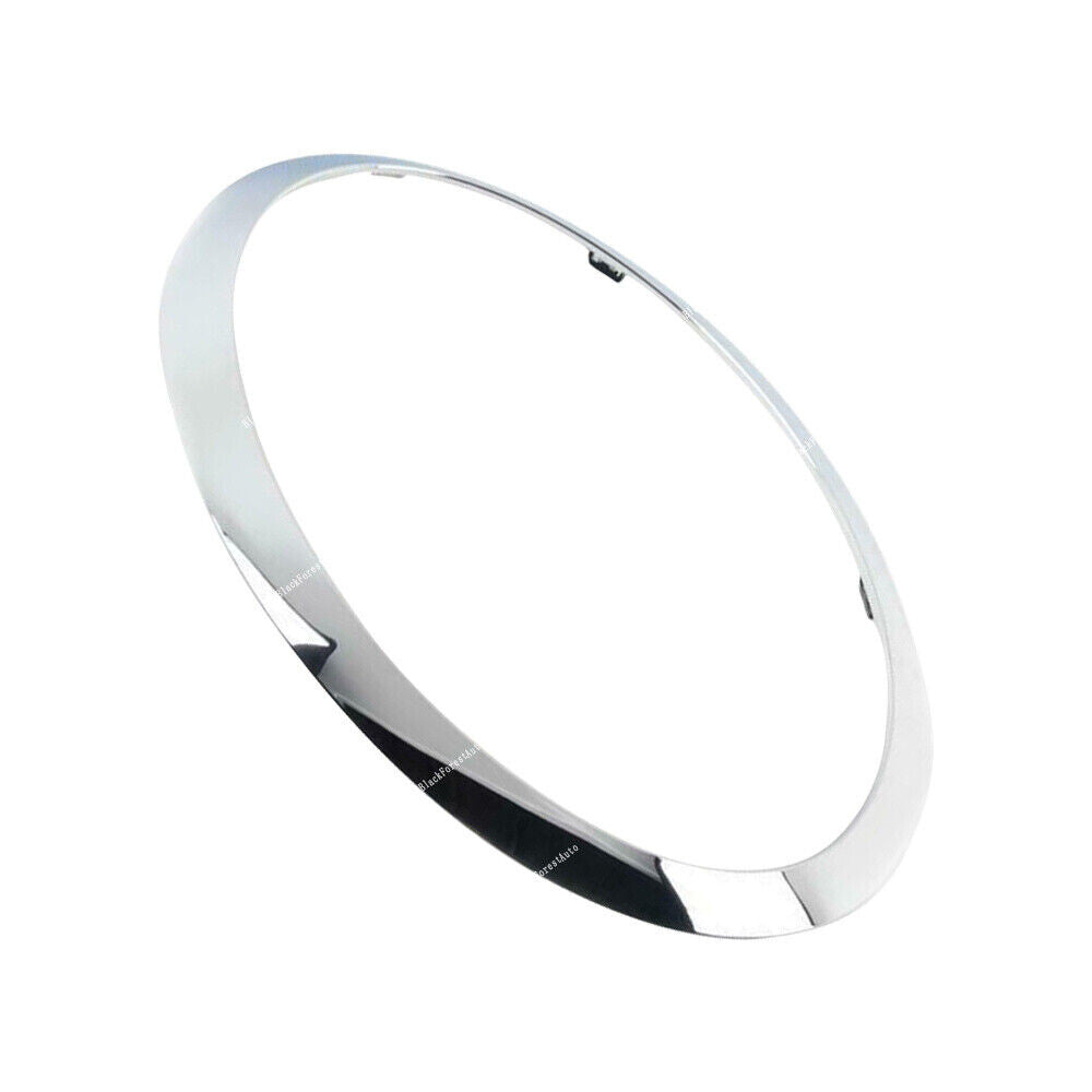 Left Side for Mini F55 F56 Cabrio F57 13-18 Headlight Trim Bezel Ring Chrome