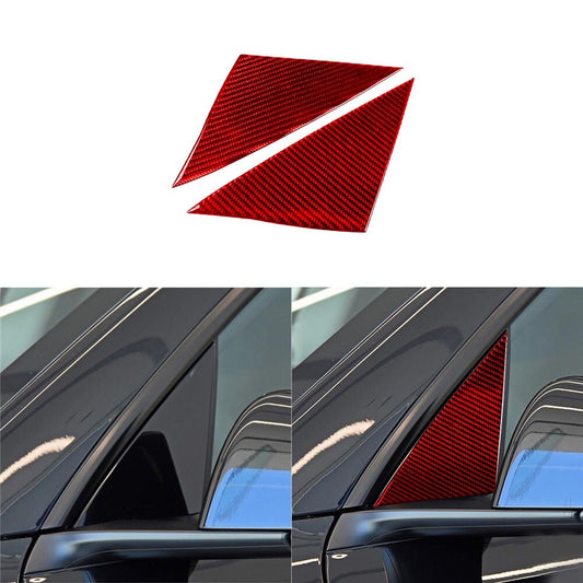 For Lancer Carbon Fiber Gear Shift Manual Gearbox Cover Trim Type B v