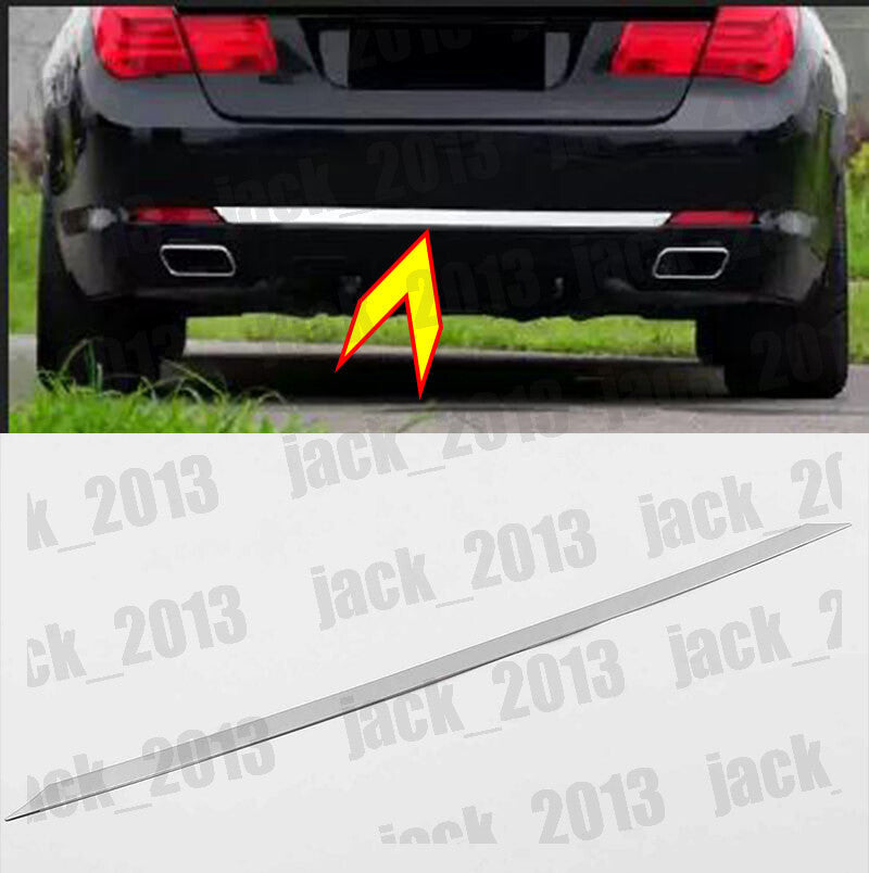 for BMW 7 Series F01 F02 2009-2012 Steel Chrome Rear Bumper Bottom Sill Cover