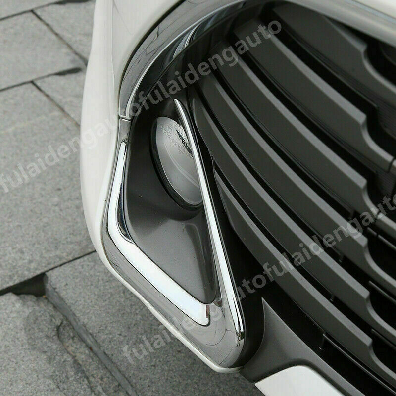 for Toyota for Camry 2015-2017 ABS Chrome Front bumper Fog Light Trim decorate Cover