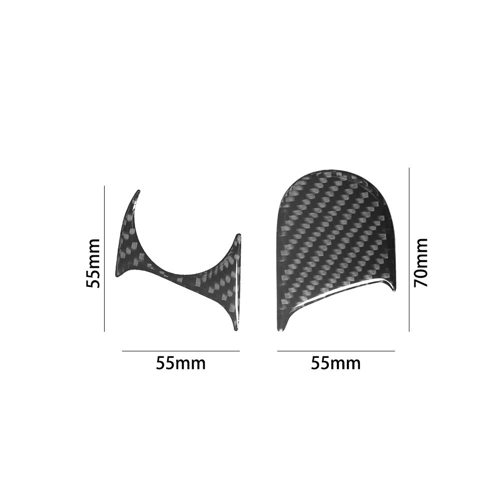 Suitable for Corolla 2020-2023 glossy black rear view side door mirror cover trim- v