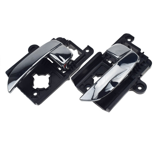 A pair of chrome inner door handles suitable for Elantra Sedan 2009-2010 brand new- v