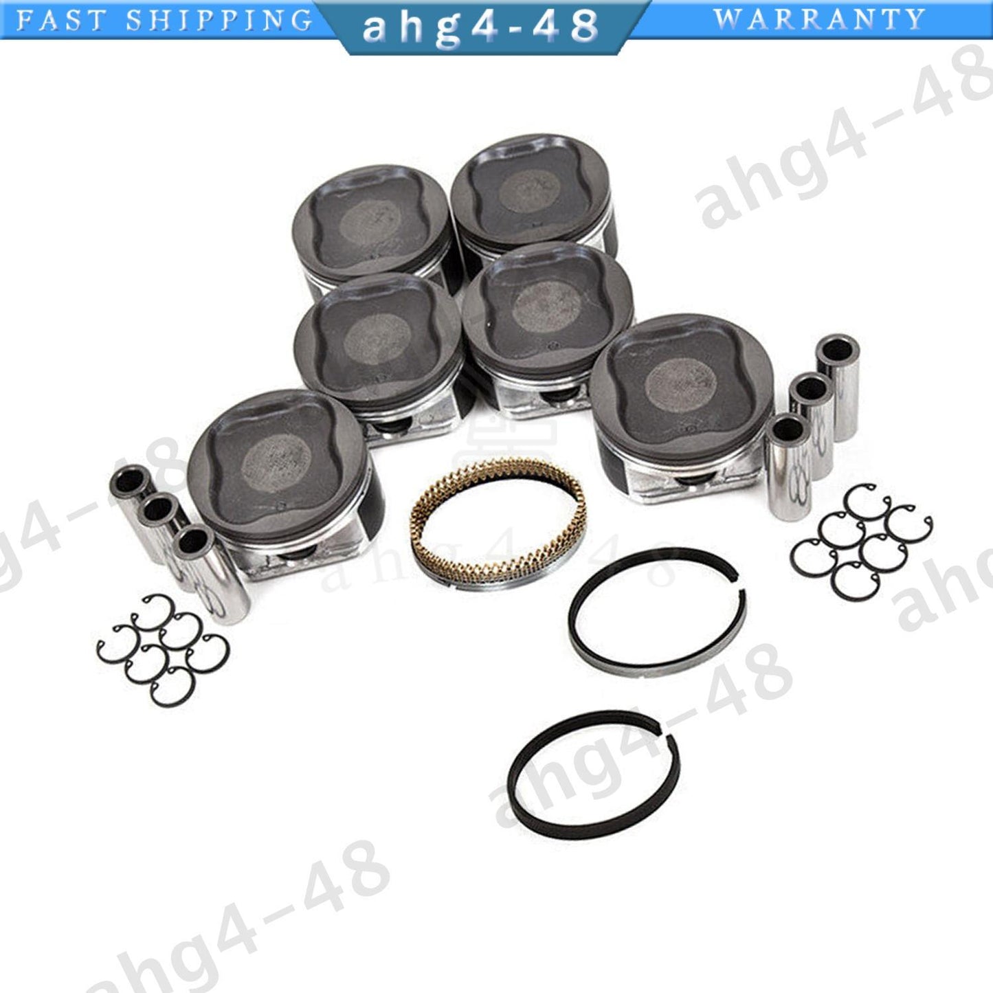 Piston and piston ring kit 13101-31120-A0 for 03-09 4Runner Tacoma 4.0 1GRFE-